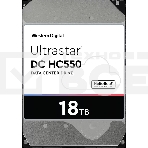 Жесткий диск Western Digital Original SATA-III 18Tb 0F38459 WUH721818ALE6L4 Ultrastar DC HC550 (7200rpm) 512Mb 3.5