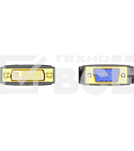 Адаптер-переходник Vention DVI-I 24+5F/ VGA 15M