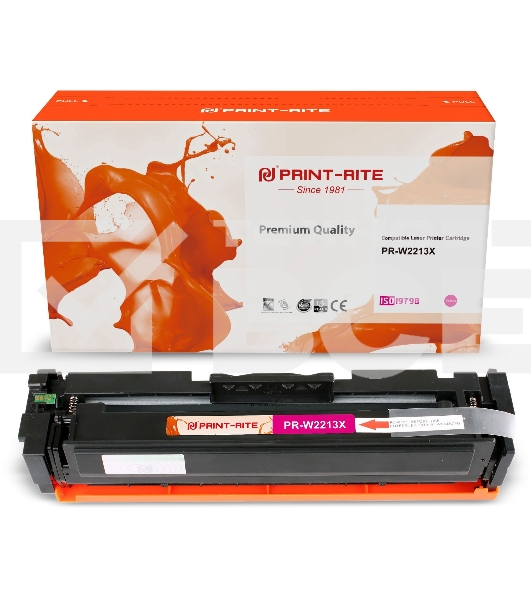 Картридж лазерный Print-Rite TFHBAZMPU1J PR-W2213X W2213X пурпурный (2450стр.) для HP M255/MFP M282/M283