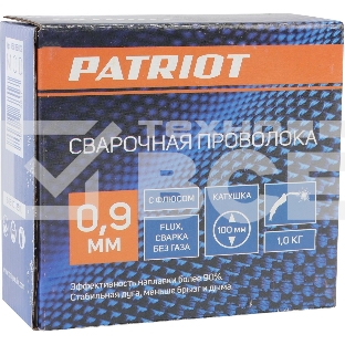 Проволока с флюсом PATRIOT 0.9мм, 1кг