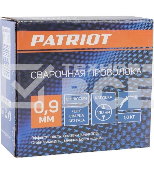 Проволока с флюсом PATRIOT 0.9мм, 1кг