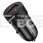 Автомобильная зарядка (от прикуривателя) HOCO Z32A Flash power Fully compatible car charger, черный, фото4