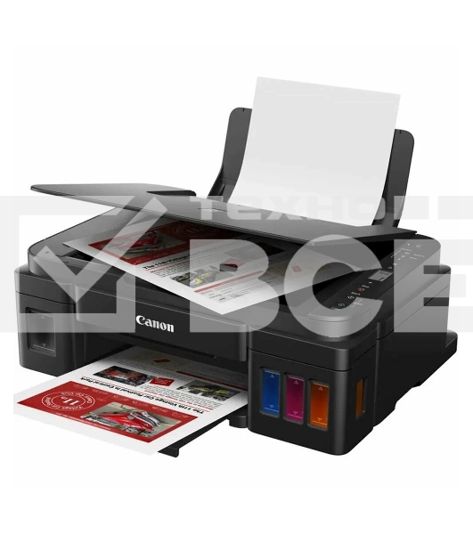 МФУ струйное Canon PIXMA G3416 (2315C052), А4, цветной, печ. 8.8 стр/мин. (ч/б) 5 стр/мин. (цвет), скан. до 3 стр/мин., 4800x1200 dpi (печать) 1200х600 dpi (скан.), USB, Wi-Fi