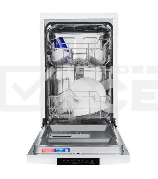 Посудомоечная машина Maunfeld MWF45220W, белый, 44.8 см, 10 компл., 49 дБ, класс A++