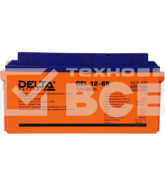Батарея Delta GEL 12-65