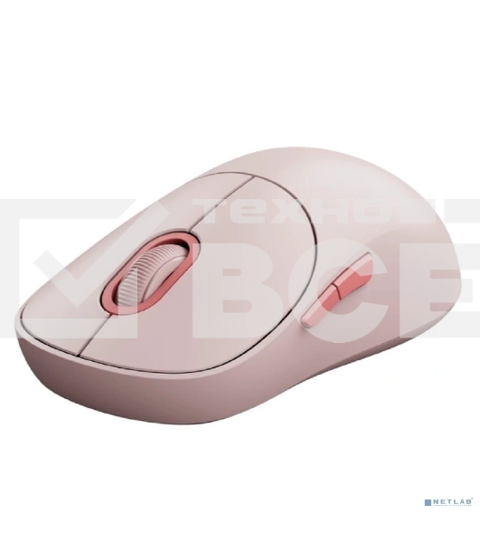Мышь беспроводная Xiaomi BHR8911GL Wireless Mouse 3 розовый, 1200 dpi, USB/Bluetooth, кнопки - 4