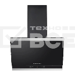 Наклонная вытяжка Kuppersberg F 603 BX, 60 см, High-Tech, таймер, макс. производительность 850 м3/ч, 3 скорости, обратный клапан, сенсорное управление, дисплей, LED освещение, уровень шума 53 дБ, цвет черный/нержавеющая сталь, фото3