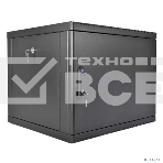 Шкаф телекоммуникационный настенный разборный ЦМО 9U (600 x 650) съемные стенки, дверь металл, черный (ШРН-М-9.650.1-9005), фото4