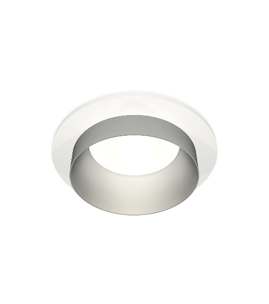 Комплект встраиваемого светильника Ambrella light XC6512023 SWH/MCH белый песок/хром матовый MR16 GU5.3 (C6512, N6133)