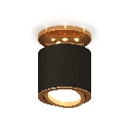 Светильник Ambrella Light XS7402100 SBK/PYG черный песок/золото желтое полированное MR16 GU5.3 (N7929, C7402, N7004), фото4