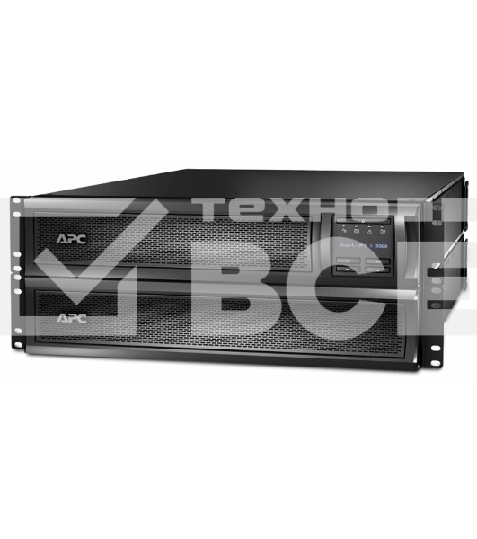 Источник бесперебойного питания APC Smart-UPS X SMX3000RMHV2UNC 2700Вт 3000ВА черный