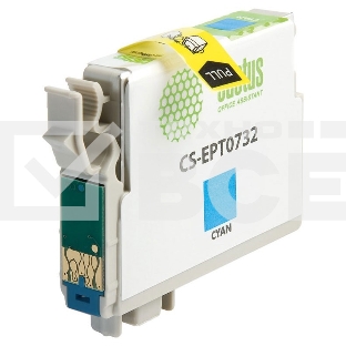Картридж струйный Cactus CS-EPT0732 голубой (11,4 мл) для Epson Stylus С79/C110/СХ3900/CX4900/CX5900/CX7300/CX8300/CX9300