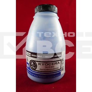 Тонер для Kyocera TK-5150C, P6035/M6035/M6535 Cyan (фл. 140г) Black&White Premium