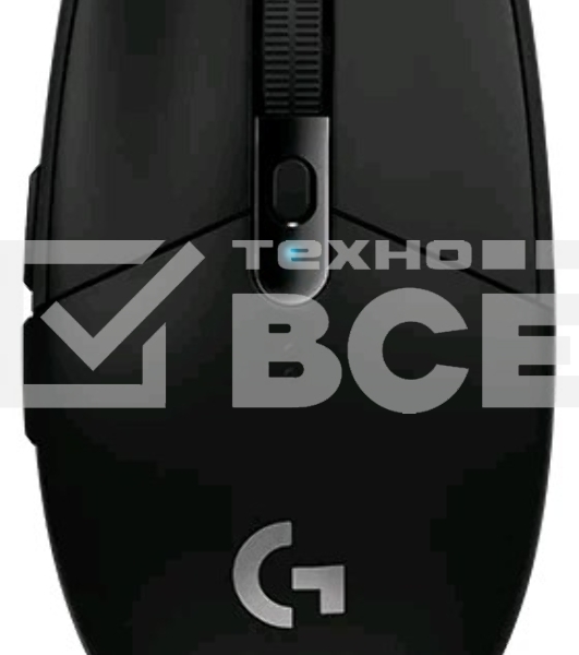 Мышь беспроводная Logitech G305 Lightspeed черный, 12000 dpi, радиоканал, USB, кнопки - 6