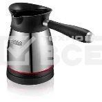 Электрическая турка Centek CT-1098 SS(металл) 0.5л, 1000Вт, нерж.сталь, съемная мягкая ручка, фото2