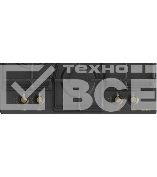 Газовая варочная поверхность Gorenje GW6D42CLB черный