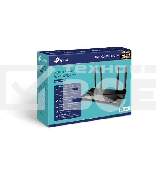 Беспроводной маршрутизатор TP-LINK Archer AX10 (802.11a/b/g/n/ac/ax, 2.4/5ГГц, до 1.2Гбит/с, LAN 4x1Гбит/с, WAN 1x1Гбит/с) (Archer AX10))