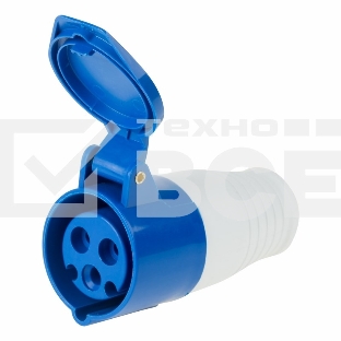 Розетка 213 переносная 2Р+РЕ 16А 220В IP44 Rexant