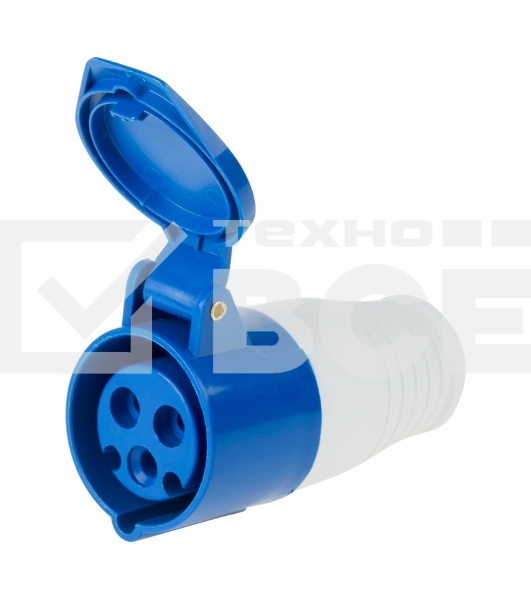 Розетка 213 переносная 2Р+РЕ 16А 220В IP44 Rexant