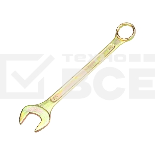 Ключ комбинированный Rexant 24 мм, желтый цинк