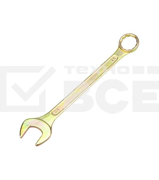 Ключ комбинированный Rexant 24 мм, желтый цинк