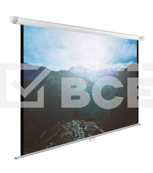 Экран Cactus 240x240см WallExpert CS-PSWE-240x240-WT 1:1 настенно-потолочный рулонный