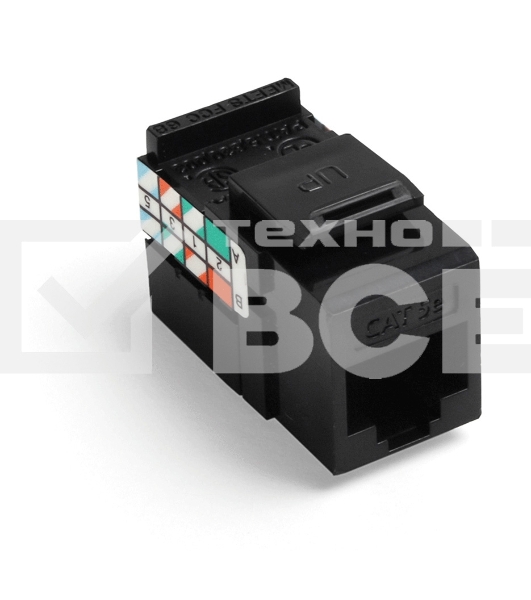 Модуль Brand-Rex 5G108-RE5 информ. GigaMaxRJ45 кат.5E UTP черн. (упак.:1шт)