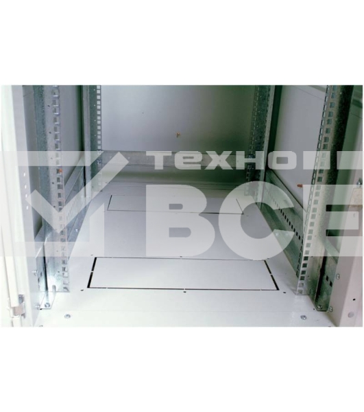 Шкаф телекоммуникационный напольный 27U (600x800) дверь перфорированная 2 шт. (ШТК-М-27.6.8-44АА) (2 коробки)