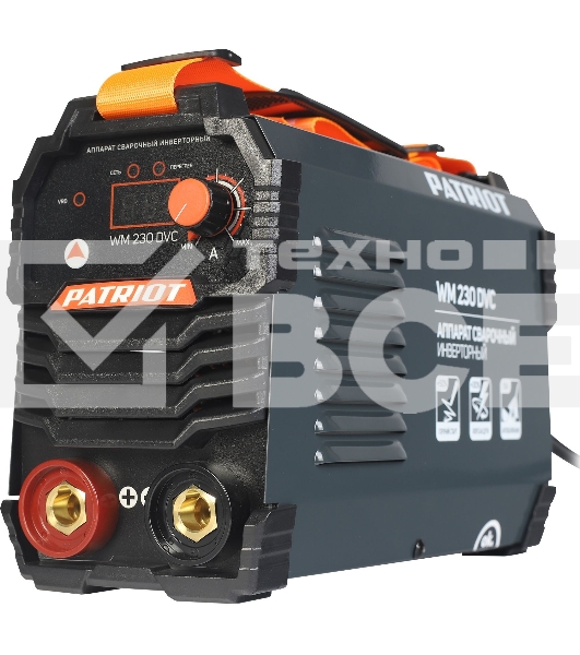 Сварочный аппарат Patriot WM230DVC инвертор ММА 10.7кВт (кейс в комплекте)