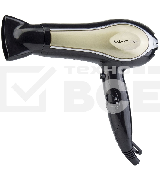 Фен Galaxy GL 4316 (2200 Вт, 2 скорости , 3 температурных режима, функция «Холодный воздух»,)