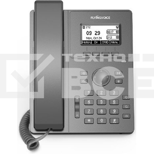 Телефон IP Flyingvoice P10P черный