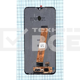 Дисплей для Samsung Galaxy A01 SM-A015F (широкий разъем) черный