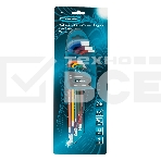 Набор ключей Gross 16400 имбусовых hex 1.5–10мм s2 9шт магнит экстра-длин. с шаром хром/краска, фото3