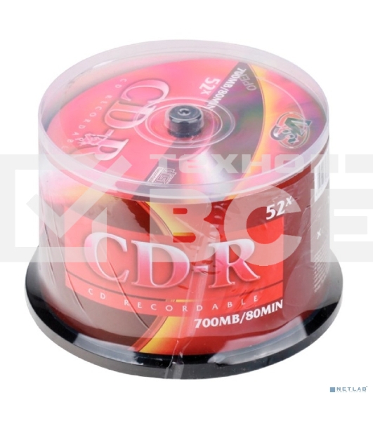 Диск CD-R VS (PERFEO) 700 Mb, 52x, Cake Box (50), (50/250).