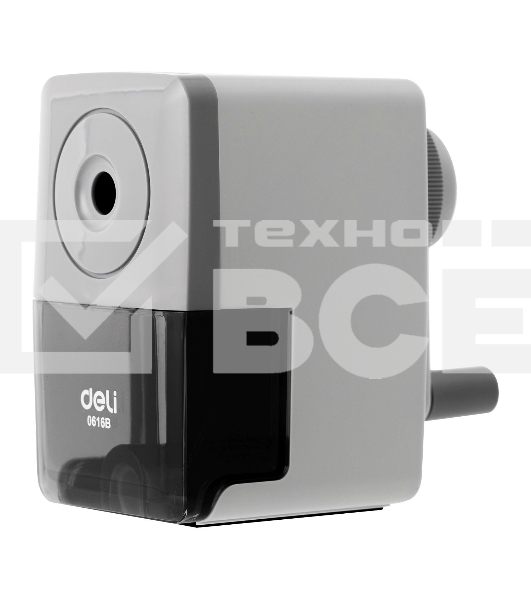 Точилка для карандашей механическая Deli E0616B, 1 отверстие, ассорти