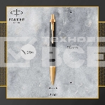 Ручка шариковая Parker IM Premium K323 (CW1931667) Black GT M син. черн. подар.кор., фото4