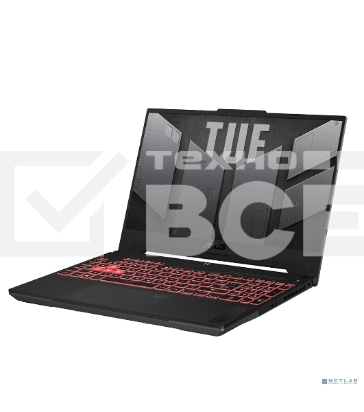 Ноутбук Asus TUF Gaming A15 FA507NVR-LP118 серый 90NR0JK5-M006X0 Ryzen 7 7435HS 32Gb SSD512Gb NVIDIA GeForce RTX4060 8Gb 15.6