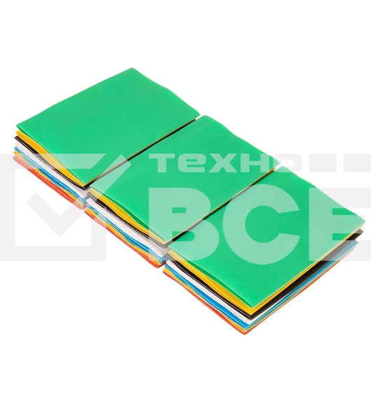 Набор термоусаживаемых трубок Rexant №24 ТУТ нг 50/25 мм, 7 цветов (упак. 21 шт. по 10 см)