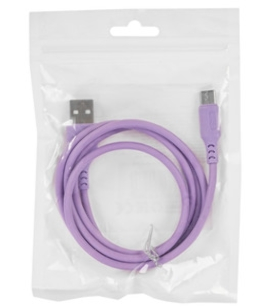 Кабель Defender F207, USB 2.0 (AM) - Type C, 1метр, 2.4А, силиконовая оплетка, красный.