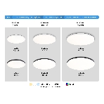 Умный светодиодный светильник FZ2005 BK черный IP54 25W 3000K-6500K+RGB Wi-Fi Алиса/Tuya/Smart Home/Alexa D370*55 (ПДУ ИК), фото11
