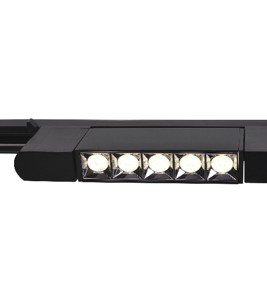 Трековый однофазный светодиодный светильник Ambrella light GL6688 BK черный LED 6W 4200K 24°