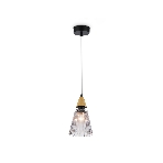 Светильник Ambrella light LH58111 BK/LW/SM черный/светлое дерево/дымчатый E14 max 40W D110*1500, фото7