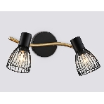 Светильник Ambrella light TR8660/2 BK/GD черный/золото E14/2 max 60W 330*100*170, фото6