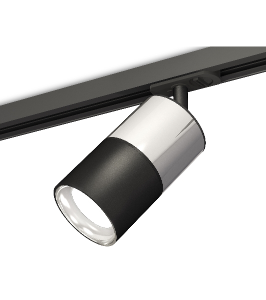 Светильник Ambrella light XT7402070 SBK/PSL/PBK черный песок/серебро полированное/черный полированный MR16 GU5.3