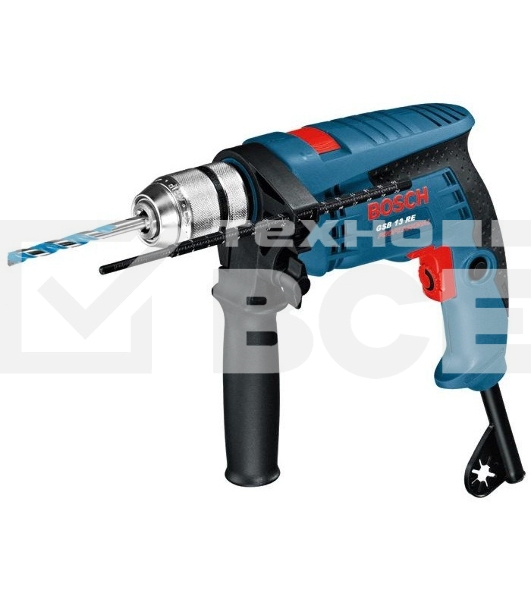 Дрель ударная Bosch GSB 13 RE Professional 600Вт патрон:быстрозажимной реверс