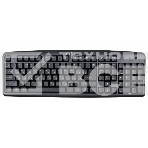 Клавиатура Oklick 100M/100M HW3 черный USB, фото2