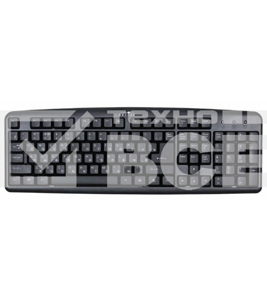 Клавиатура Oklick 100M/100M HW3 черный USB