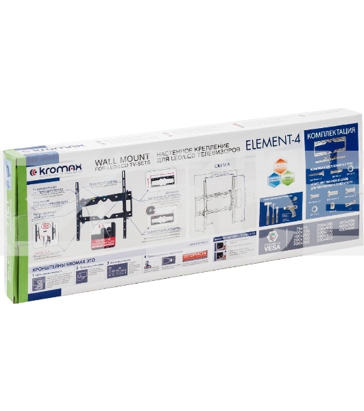 Кронштейн для LED/LCD телевизоров Kromax ELEMENT-4 черный