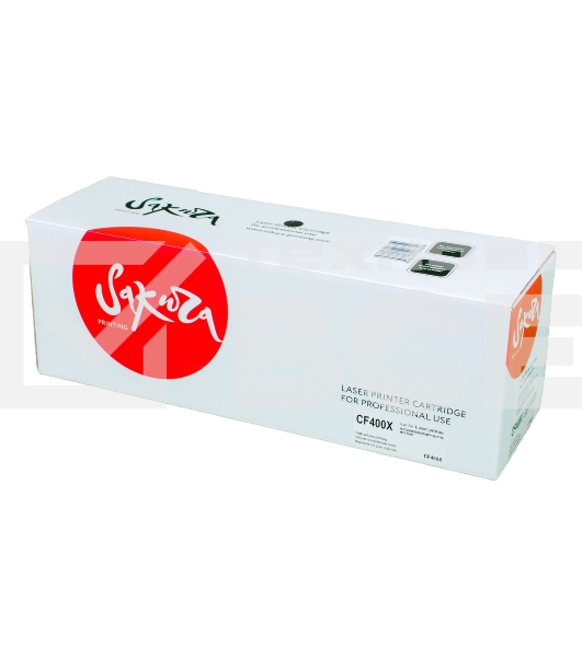 Картридж лазерный Sakura CF400X для HP Color LaserJet Pro M252n/M252dn/MFP277dw/277n, черный, 2800 к.