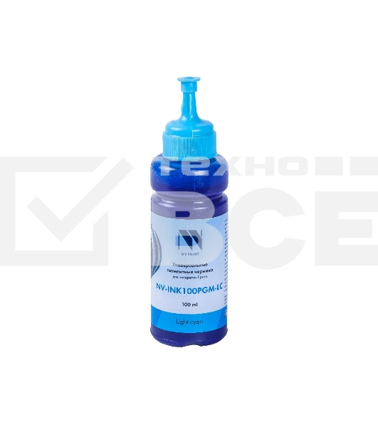 Чернила NV-INK100 универсальные Light Cyan пигментные для аппаратов Epson (100ml) Китай